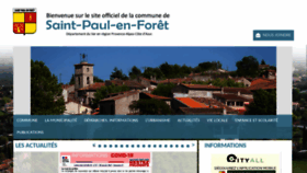 What Saintpaulenforet.fr website looked like in 2021 (3 years ago)