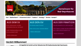 What Spd-badoeynhausen.de website looked like in 2021 (3 years ago)