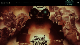 What Seaofthieves.com website looked like in 2021 (3 years ago)