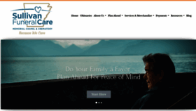 What Sullivanfuneralcare.com website looked like in 2021 (3 years ago)