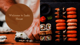 What Sushihousedallas.com website looked like in 2021 (3 years ago)