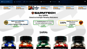 What Sarm.tech website looked like in 2021 (3 years ago)