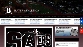 What Slaterathletics.org website looked like in 2021 (3 years ago)
