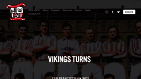 What Sfvikings.com website looked like in 2021 (3 years ago)