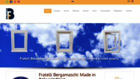 What Serramentifratellibergamaschi.com website looked like in 2021 (3 years ago)