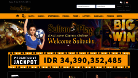 What Sultanplay.com website looked like in 2021 (3 years ago)