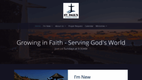 What Stpaulsrpv.org website looked like in 2021 (3 years ago)