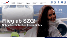 What Salzburg-airport.com website looked like in 2021 (3 years ago)