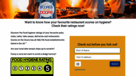What Scoresonthedoors.org.uk website looked like in 2021 (3 years ago)