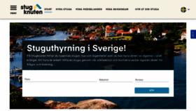 What Stugknuten.com website looked like in 2021 (3 years ago)