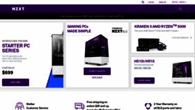 What Store.nzxt.com website looked like in 2021 (3 years ago)
