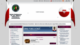 What Sppomiechowek.pl website looked like in 2021 (3 years ago)