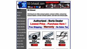 What Ss-exhaust.com website looked like in 2021 (3 years ago)