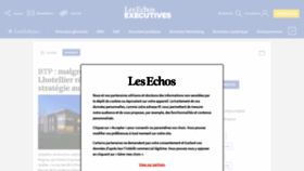 What Stage.lesechos.fr website looked like in 2021 (3 years ago)