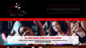 What Shootingstardancecenter.com website looked like in 2021 (3 years ago)