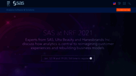 What Sasinstitute.net website looked like in 2021 (3 years ago)