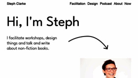 What Stephclarke.com website looked like in 2021 (3 years ago)