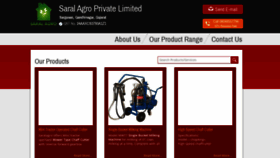 What Saralagro.in website looked like in 2021 (3 years ago)