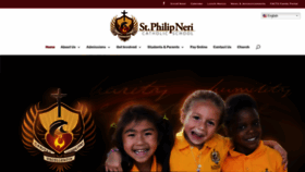What Stphilipnerischool.com website looked like in 2021 (3 years ago)