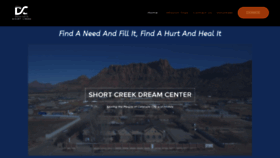 What Shortcreekdreamcenter.org website looked like in 2021 (3 years ago)