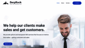 What Serprock.com website looked like in 2021 (3 years ago)