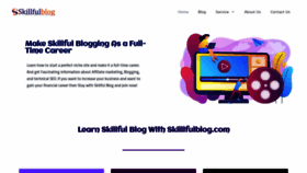 What Skillfulblog.com website looked like in 2021 (3 years ago)