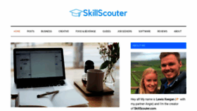 What Skillscouter.com website looked like in 2021 (3 years ago)