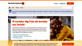 What Sormlandssparbank.se website looked like in 2021 (3 years ago)