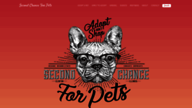 What Secondchanceforpets.com website looked like in 2021 (3 years ago)