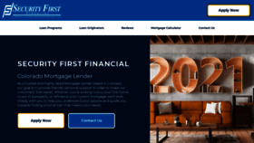 What Sffmortgage.com website looked like in 2021 (3 years ago)