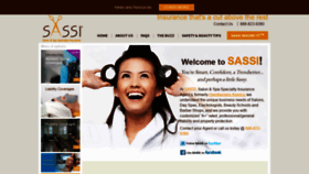 What Sassiagency.com website looked like in 2021 (3 years ago)