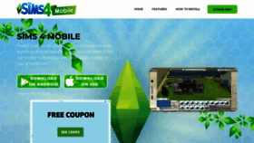 What Sims4mobi.club website looked like in 2021 (3 years ago)