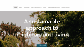 What Spokanecohousing.com website looked like in 2021 (3 years ago)