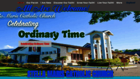 What Stellamarischurch.com website looked like in 2021 (3 years ago)