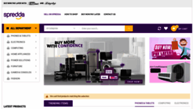 What Spredda.com website looked like in 2021 (3 years ago)