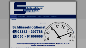 What Schluesseldienst-wikinger.de website looked like in 2021 (3 years ago)