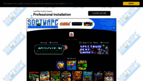 What Softwareamusements.com website looked like in 2021 (3 years ago)