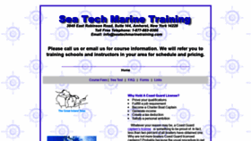 What Seatechmarinetraining.com website looked like in 2021 (3 years ago)