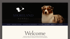 What Shorelandkennel.com website looked like in 2021 (3 years ago)