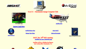 What Sacc.org website looked like in 2021 (3 years ago)