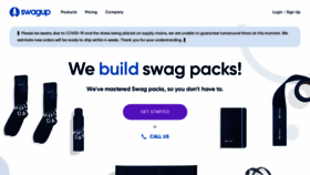 What Swagup.com website looked like in 2021 (3 years ago)