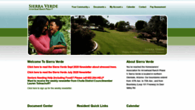 What Sierraverde.org website looked like in 2021 (3 years ago)