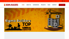 What Sigmabuildersinc.com website looked like in 2021 (3 years ago)