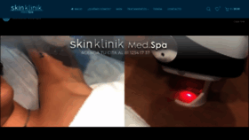What Skinklinik.mx website looked like in 2021 (3 years ago)