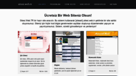 What Sitesi.web.tr website looked like in 2021 (3 years ago)