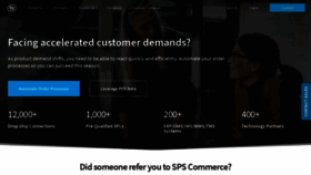 What Spscommerce.com website looked like in 2021 (3 years ago)