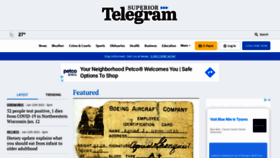 What Superiortelegram.com website looked like in 2021 (3 years ago)