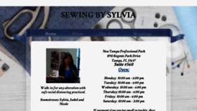 What Sewingbysylvia.com website looked like in 2021 (3 years ago)