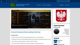 What Spryjewo.pl website looked like in 2021 (3 years ago)