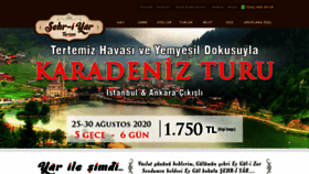What Sehriyarturizm.com website looked like in 2021 (3 years ago)